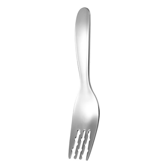 Qiangzon Stainless Steel Flat Bottom Spoon and Fork Set with Thickened Short Handle, Portable Cutlery with Storage Case, Ideal for Travel, Picnics, and Daily Use, Ergonomic and Hygienic