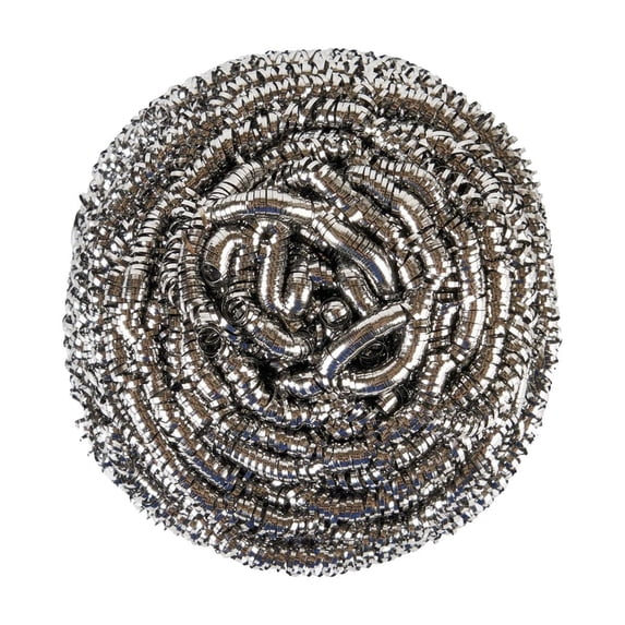 Qiangzon Stainless Steel Scrubber Set – Metal Sponge Pads, 8,000+ Inches of Coiled Wire, Gentle on Hands, Heavy-Duty for Kitchen, Garage & Grill, Odor-Free & Long-Lasting Steel Wool*1