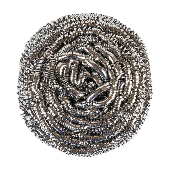 Qiangzon Stainless Steel Scrubber Set – Metal Sponge Pads, 8,000+ Inches of Coiled Wire, Gentle on Hands, Heavy-Duty for Kitchen, Garage & Grill, Odor-Free & Long-Lasting Steel Wool*1