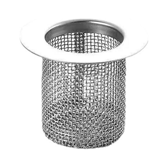 Qiangzon Stainless steel sink drain strainer, Fine Mesh, Rust-Proof, for Bathroom, Kitchen, Size A 5.3x4.5cm