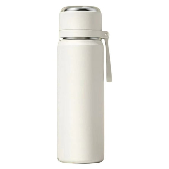 Qiangzon Stylish Stainless Steel Sports Water Bottle with Detachable Strap, Large Capacity Insulated Tumbler for Women, Gym, Travel, Hiking - Leak Proof, Vacuum Insulation, Sleek Design 1 Thermos