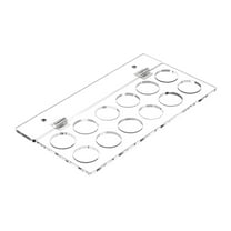 Qiangzon Under-Cabinet Coffee Pod Storage Drawer, Holds 36 K-Cups, Sliding Organizer for Kitchen Or Office, Black Metal and Acrylic Design, Space-Efficient and Easy Access 1 Coffee Rack