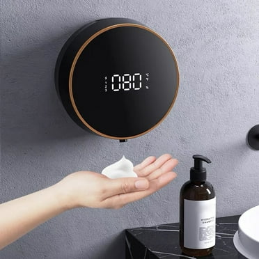 Qianha Mall Automatic Soap Dispenser Foaming Hand Free Wall Mount Foam Rechargeable Soap Dispenser Touchless Soap Dispenser Smart Electric Wall Auto Dish Soap Dispenser for Bathroom,Kitchen