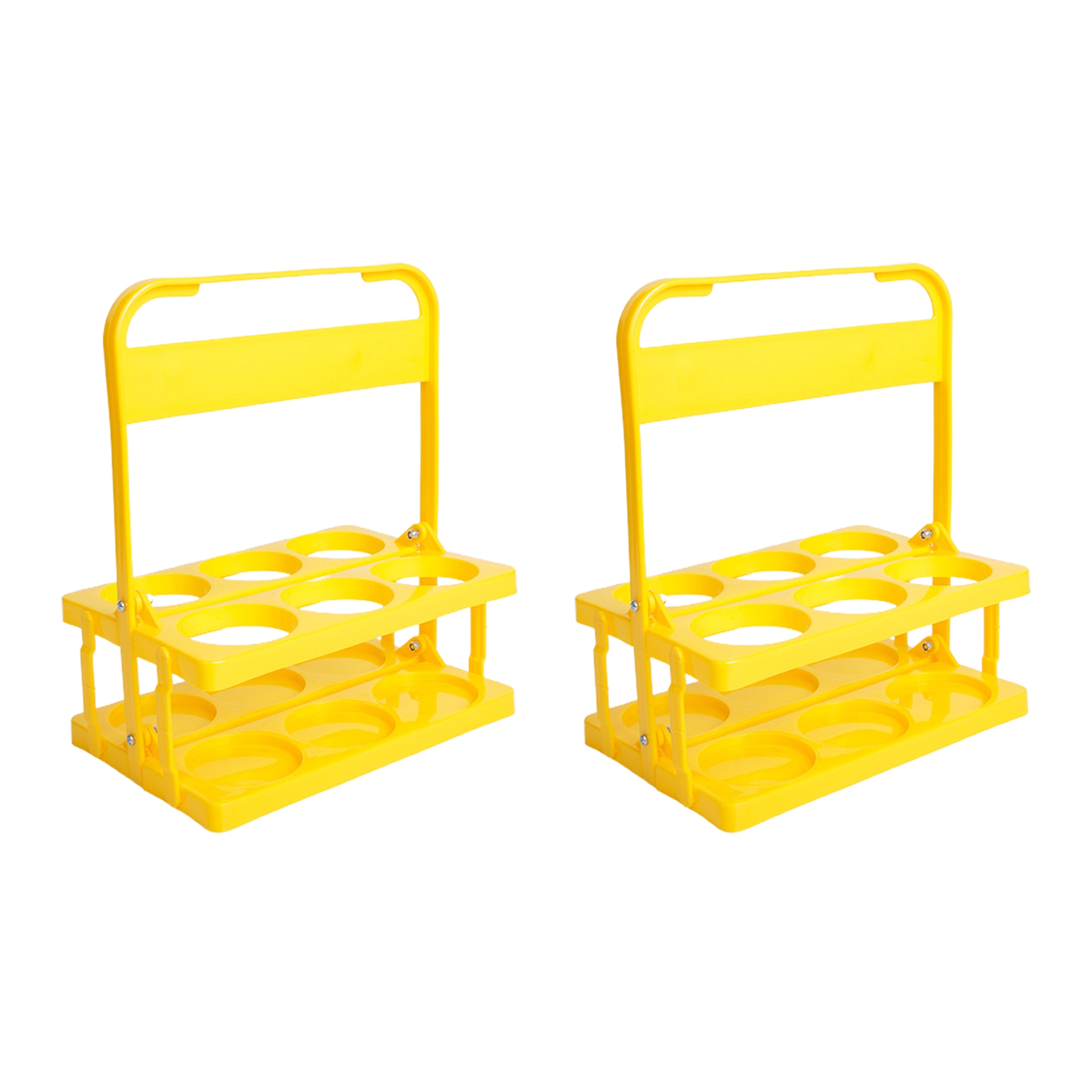 Qianha Mall Beverage Organizer 2pcs Wine Bottle Racks Large Capacity 6