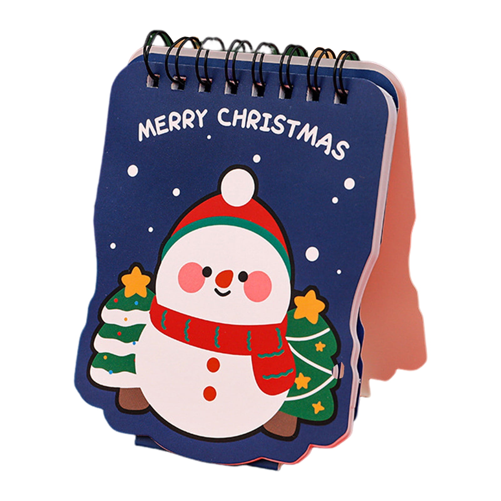 Qianha Mall Bookshelf Calendar 2024 Christmas Desk Calendar Vibrant
