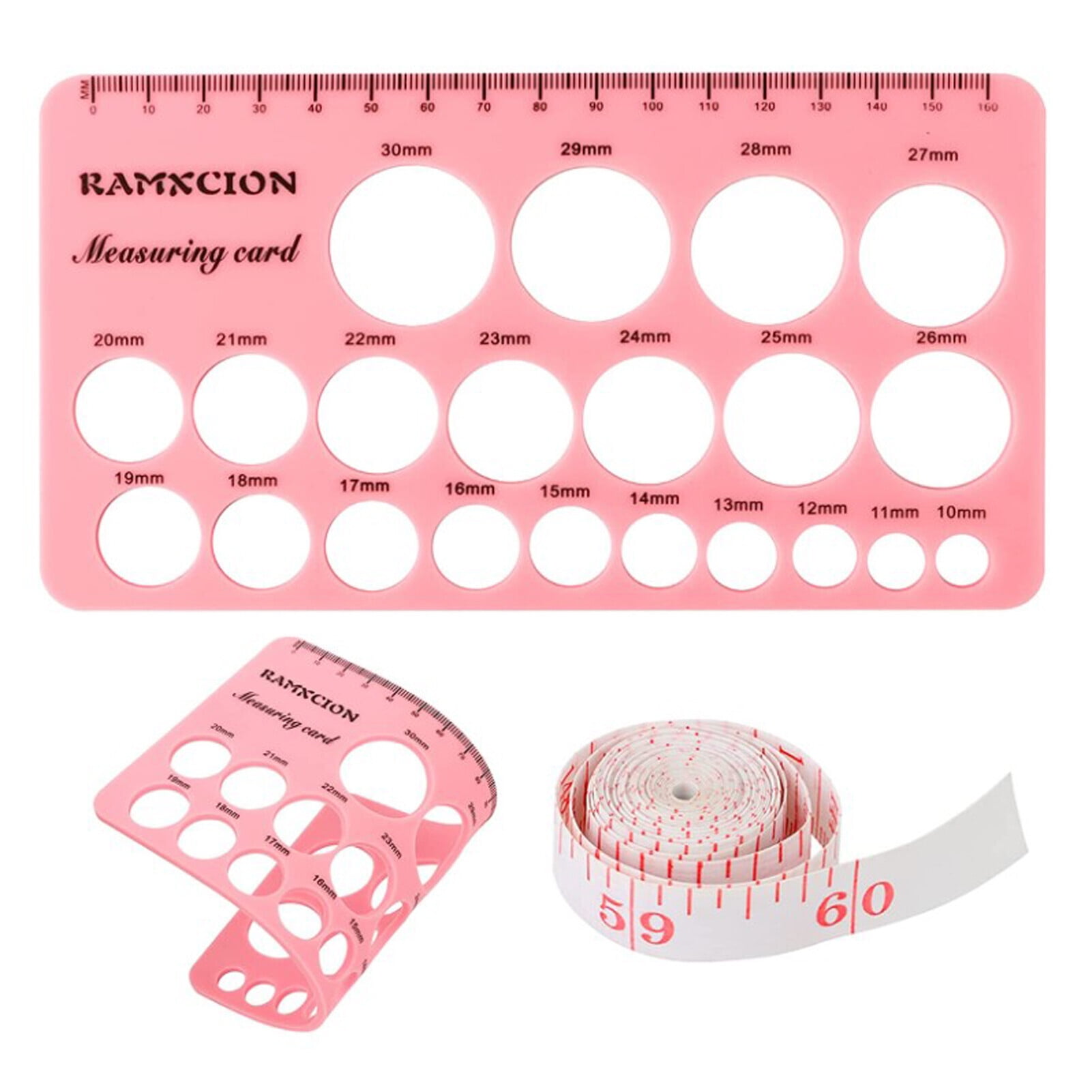 Qianha Mall Nipple Ruler, Nipple Rulers for Flange Sizing Measurement