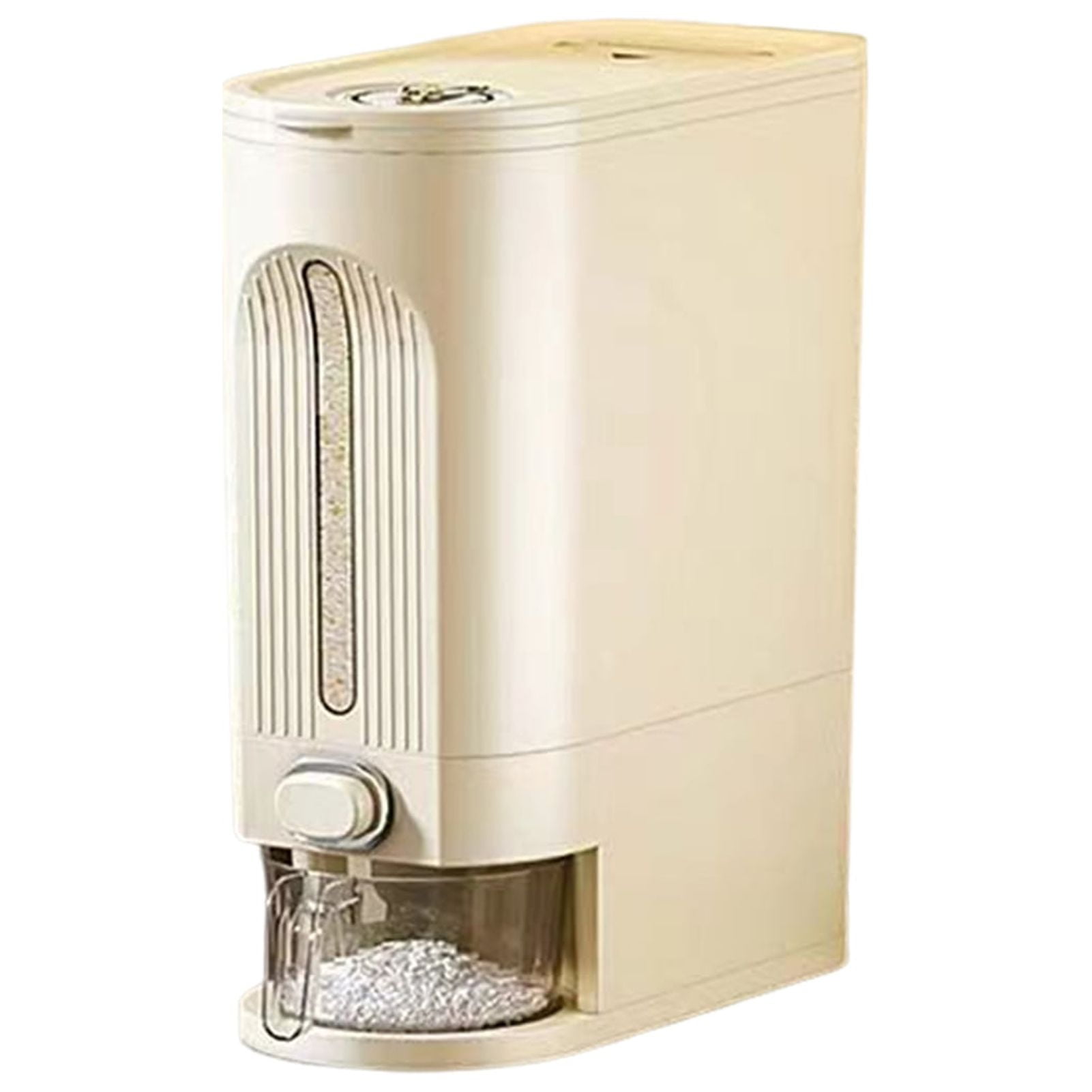 Qianha Mall Rice Container with Measuring Cup Rice Dispenser with