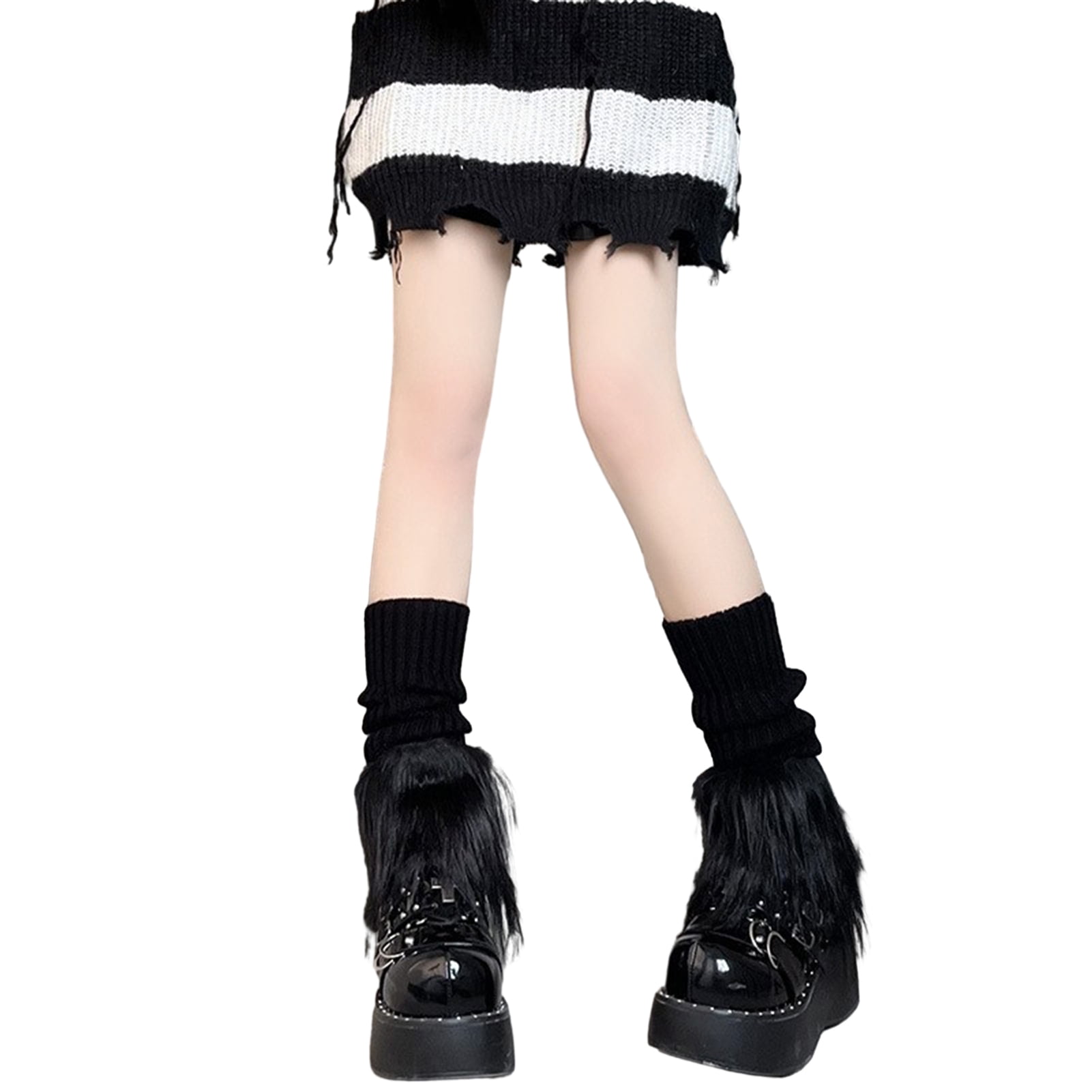 Qianha Mall Soft Calf Leg Warmers Winter Calf Leg Warmers Cozy Thick