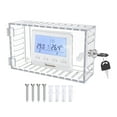 thumbnail image 1 of Qianha Mall Thermostat Security Box Protect Thermostat with A Key Lock Transparent Cover Easy Installation Universal Fit Thermostat Cover, 1 of 7