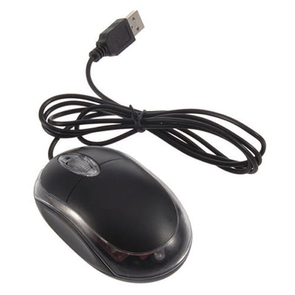 Color Wheel Mouse Qianha Mall USB Black Wired Optical Light Scroll Wheel Mice Mouse for ...