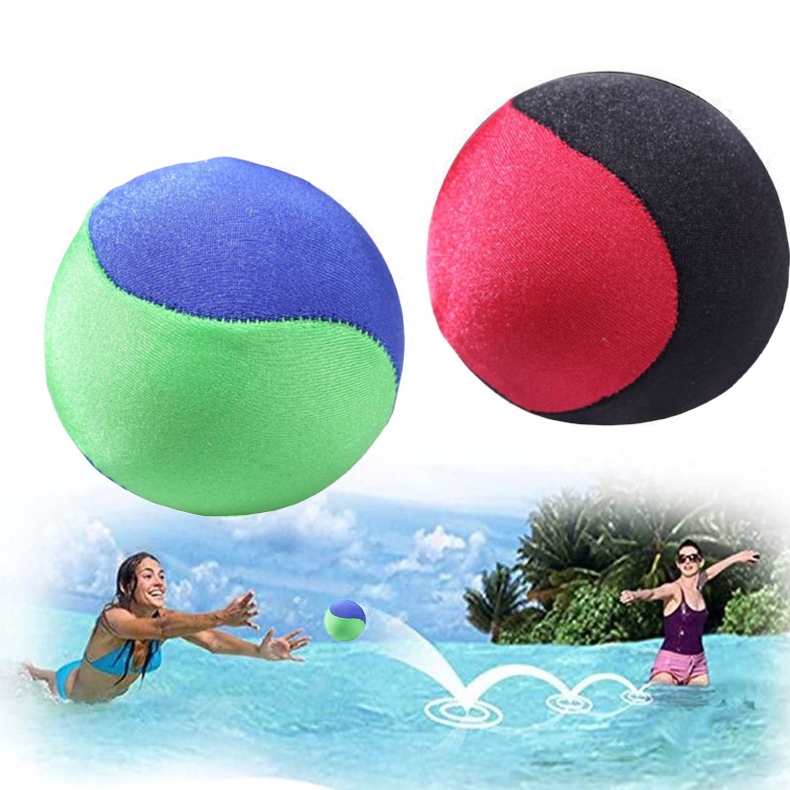 Boules De Surf Rebondissantes à Eau - Lot De 3 En Gel Souple - Diamètre 6 Cm - Pour Piscine, Plage, Lac - Jeu Aquatique Amusant