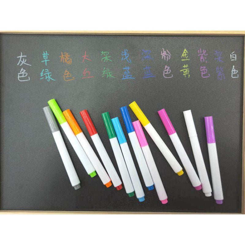 Qianhui dustfree watersoluble chalk liquid lamp board pen fluorescent