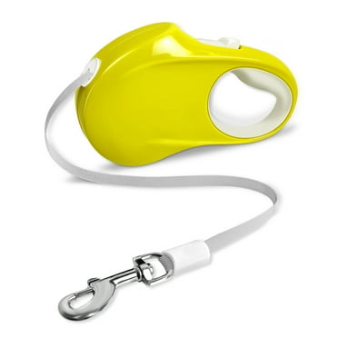 Qianruida Retractable Dog Leash 16 ft Dog Walking Leash for Small Dogs Tangle Free Pet Walking Leash-Yellow