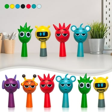 Qianvly Musical Sprunki Box Set: 6PC Figures with Detailed Designs and Bright Colors