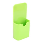 Qianying Magnetic Marker Holder Pen Holder for Whiteboard or Fridge Magnet Pencil Cup Storage Organizer for Classroom Office Home Locker and Metal Cabinets Media Organizer Storage (Green)