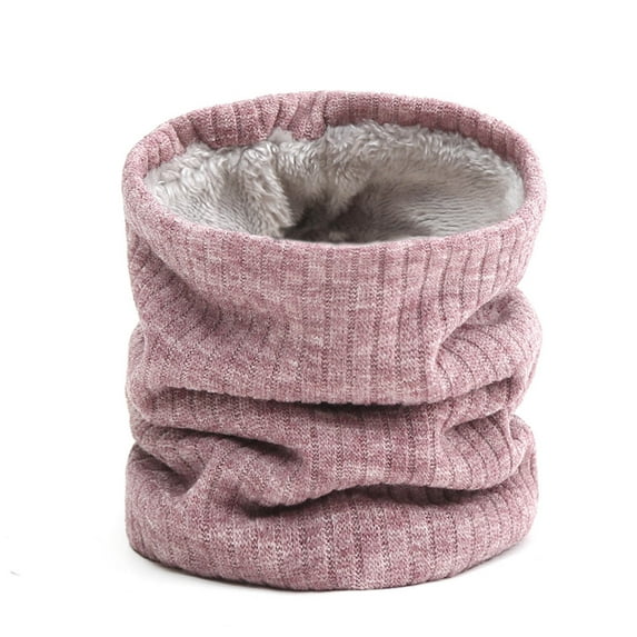 Qiaocaity Fashion Womens Solid Winter Keep Warm Neck Gaiter Scarves Scarf Neck Warmers Scarfs, Christmas Gifts, Pink One Size