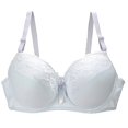 thumbnail image 1 of Qiaocaity Women's Bra Wire Free Underwear One Piece Bra Everyday Backless Cup Underwear Sports Bra Breathable Base Tops White, 1 of 4