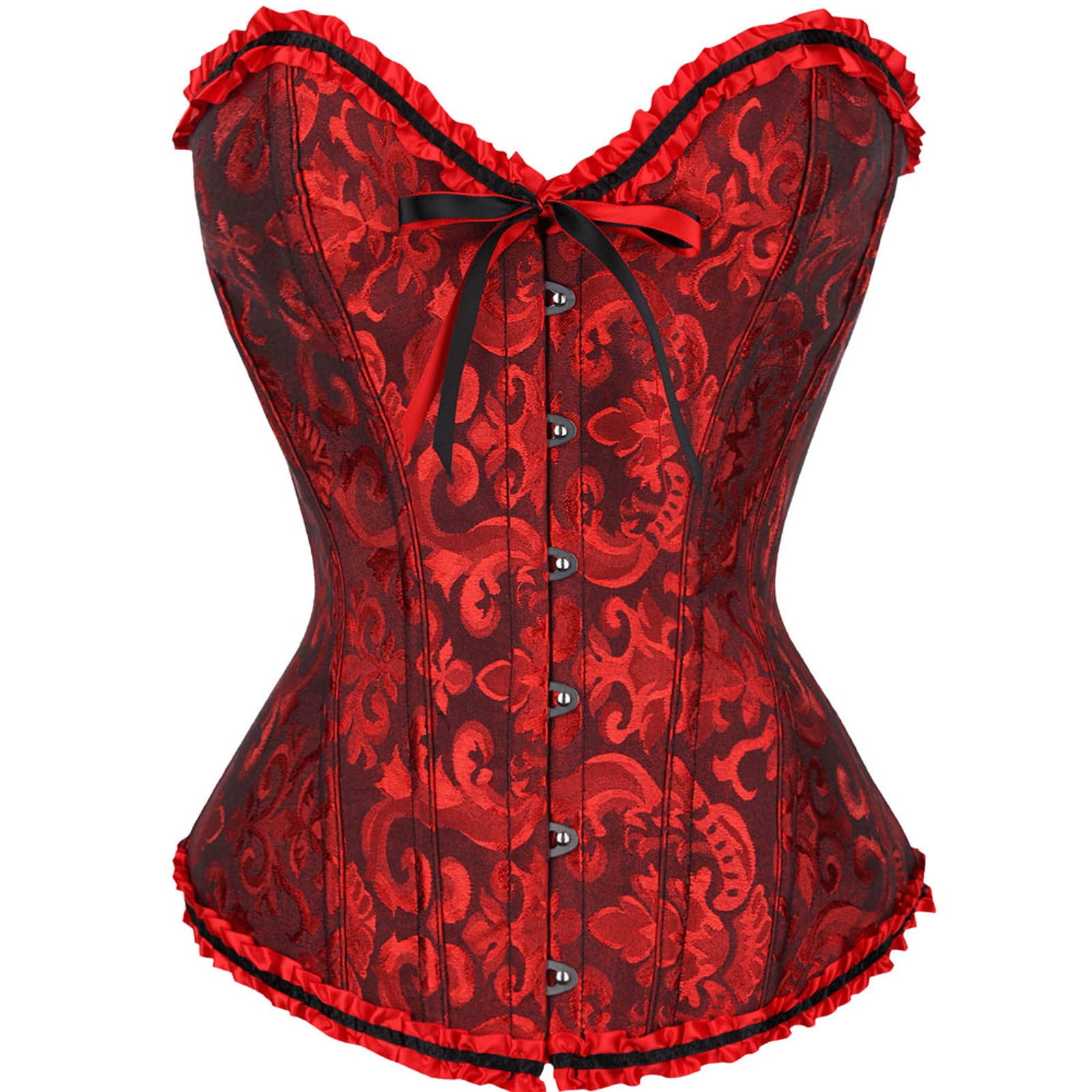 Gothic Vintage Backless Tube Top Corset