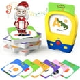 Qiaojoy Bilingual Talking Flash Cards with 240 Sight Words, Sensory