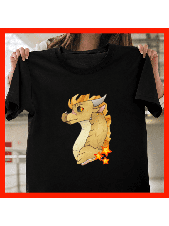 Qibli Sand Dragon Warrior Wings Of Fire Fantasy Adventurer Unisex T-Shirt, S-3XL