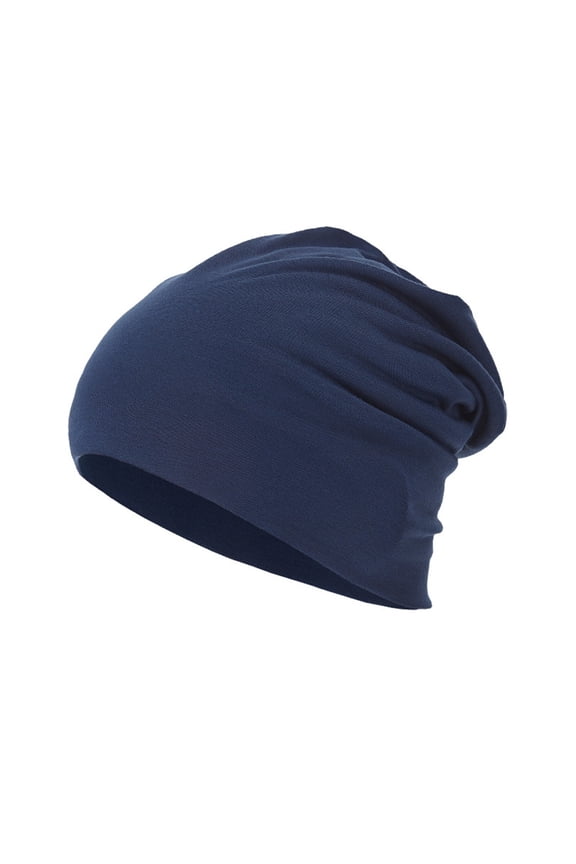 Bomber Hats Winter Thermal Hat With Ear Soft Knitted For Cold Weather Outdoor Activities Casual Caps Navy,One Size