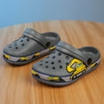 thumbnail image 1 of Qicasul Boys Garden Clogs Shoes Boys Slippers for Kids Breathable Summer Beach Shoes -on Soft Sole Casual Footwear Grey US Size:10.5, 1 of 4
