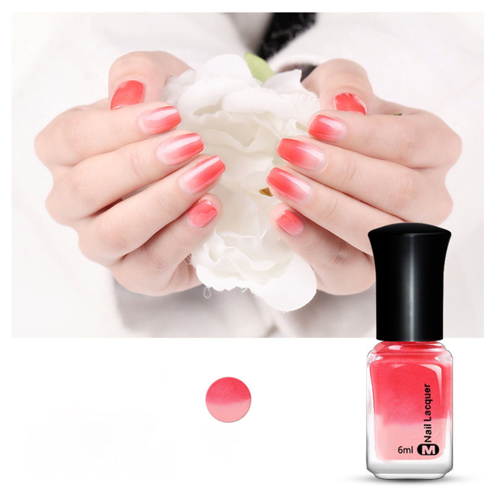 Qicasul Gel Temperature Change Nail Polish Color Temperature Control ...