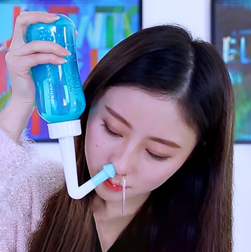 Qicasul Nasal Washing Device Household Rhinitis Nasal Cavity Irrigator