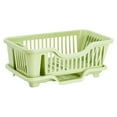 Qicasul Thickened Draining Dish Rack Single Layer Dish Rack Tableware