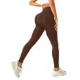 thumbnail image 1 of Qicasul Yoga Pants for High Waist Yoga Pants For Running Workout And Outdoor Sports Slim Fit Leggings Coffee M, 1 of 2