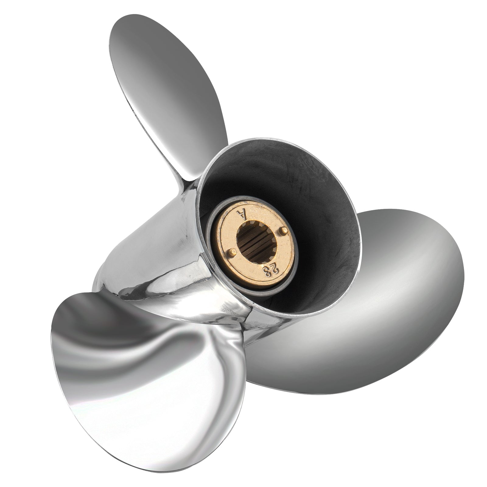 Michigan Wheel Propeller 14.25" X 21 Pitch - Aluminum, Fits OMC Cobra & Evinrude/Johnson Models