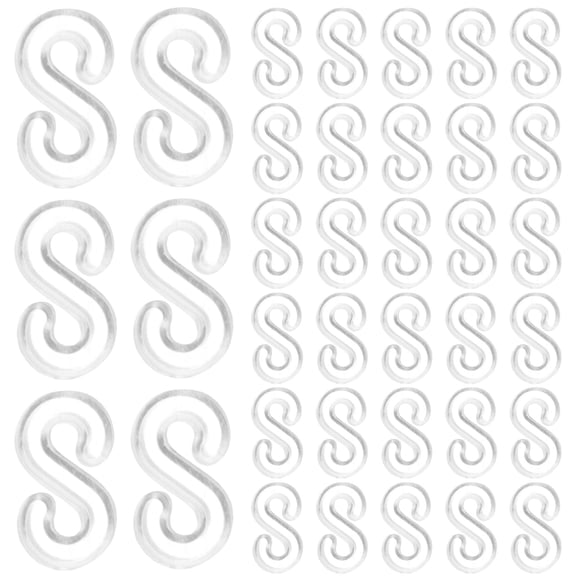 500pcs Loom Rubber Band Clips Bracelet Making Clip Rubber Band S Clips Bracelet Hooks Clasps