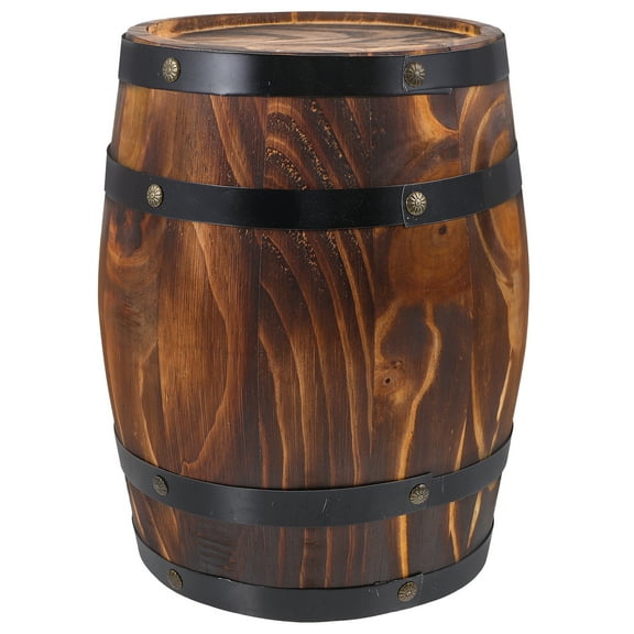 Qiditong Traditional Retro Wood Wine Barrel Decoration
