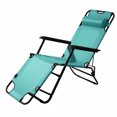thumbnail image 1 of Qifang Adjustable Outdoor Recliner Chair, With a removable headrest, Rust-Proof Steel Frame, 270LBS Load, Suitable for indoor and outdoor use, Green, 1 of 13