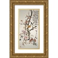 thumbnail image 1 of Qifeng, Gao 14x24 Gold Ornate Wood Framed with Double Matting Museum Art Print Titled - Ten Spring Flowers, 1 of 4
