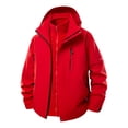 thumbnail image 1 of Qiggri Men's 3 in 1 Waterproof Winter Jackets Ski Warm Snow Rain Coat Puffer Liner Hood Windbreaker, 1 of 1