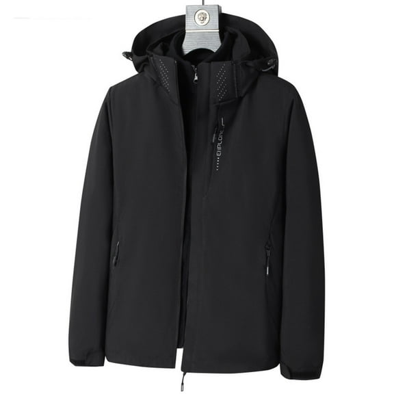 Qiggri Men's 3 in 1 Waterproof Winter Jackets Ski Warm Snow Rain Coat Puffer Liner Hood Windbreaker