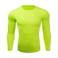 thumbnail image 1 of Qiggri Men's Compression Shirts Long Sleeve Athletic T Shirt Workout Cool Dry Running Tops Gym Undershirts Baselayers 1/2 Pack, 1 of 3