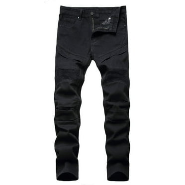 Qiggri Men's High-end Stretch Light Color Trendy Slim Jeans Men Pants