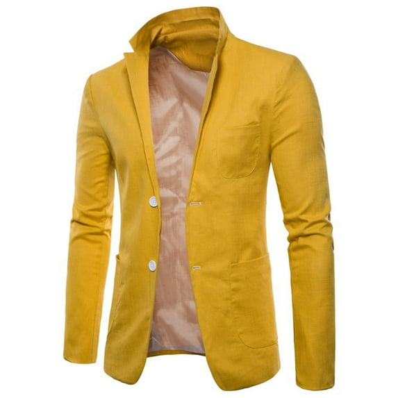 Qiggri Mens Blazer Slim Fit Sport Coats Colors Suit Jacket for Daily Business and Prom Party