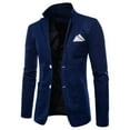 thumbnail image 1 of Qiggri Mens Blazer Slim Fit Sport Coats Colors Suit Jacket for Daily Business and Prom Party, 1 of 4