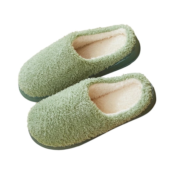 Qiggri Women's House Slippers Closed Toe Slippers Ultra Soft Plush Fuzzy Indoor Shoes Cozy Flat Bedroom Slippers for Winter Trendy Shoes 7.5-8.5