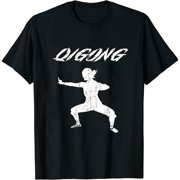 Qigong Fitness Yoga Meditation Qi Gong Cool Healt Gift Idea Womens T-Shirt Black S