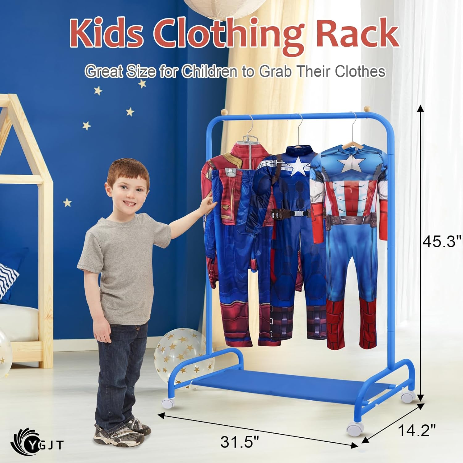 Qihe-Kids Clothing Rack, Baby Clothes Rack for Hanging Clothes with ...