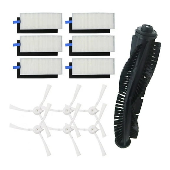 Qihoo 360 S6 Robot Vacuum Cleaner Spare Parts Side Brushes Hepa Filter Main Brush Mop Cloth Replacement For 360 S6 Accessories