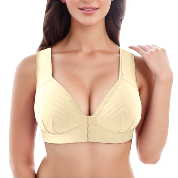 Qihua Bra Underwear Wire Solid Women's Comfortable and Supportive Design for Everyday Wear