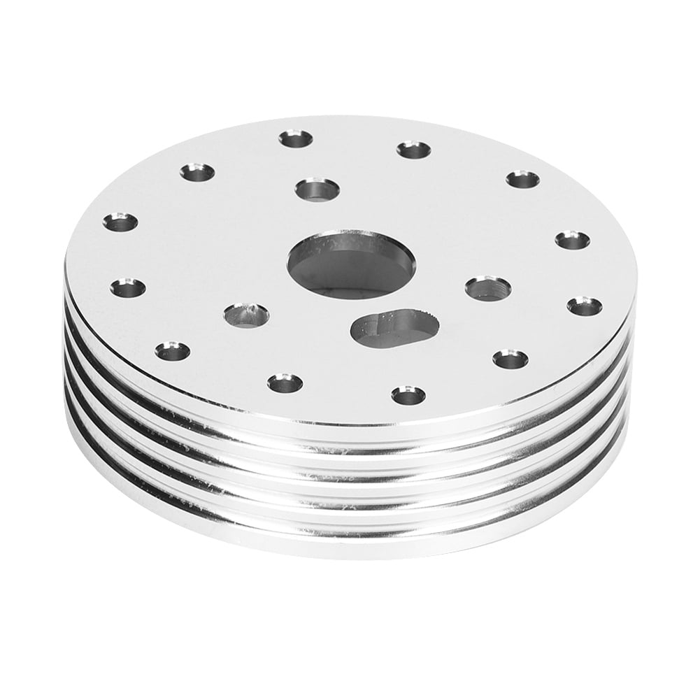 Qii Lu 1 Inch Aluminum Steering Wheel Hub Spacer For 5 6 Hole Wheels To 3 Hole Adapter