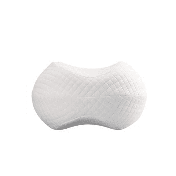 RXMEKW Ergonomic Memory Foam Knee Pillow - Supports Spinal Alignment, Relieves Pain