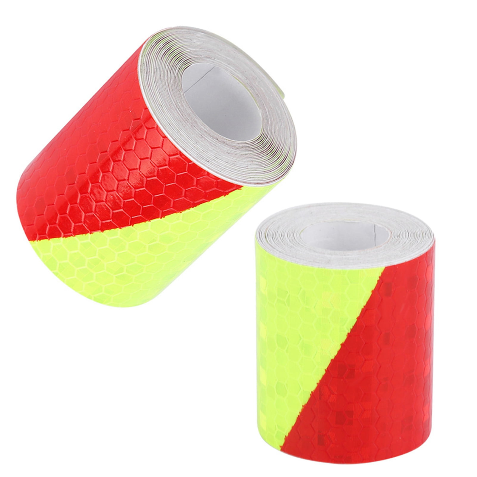 Qiilu Car Reflective Tape, 5cm X Car Reflective Warning Sticker Strip