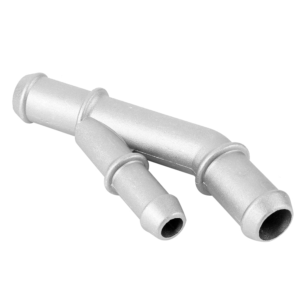 Qiilu Coolant Pipe Adapter, Cast Aluminum Coolant Pipe Adapter YFlange